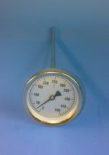 Backofenthermometer 500°C, E-Fühler 60cm, Anz. 63mm