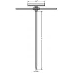 Mieten Thermometer, VA 120°C M-Fühler 150cm, Anz. 80mm