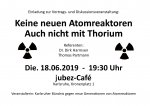 Keine neuen Atomreaktoren! Auch nicht mit Thorium!