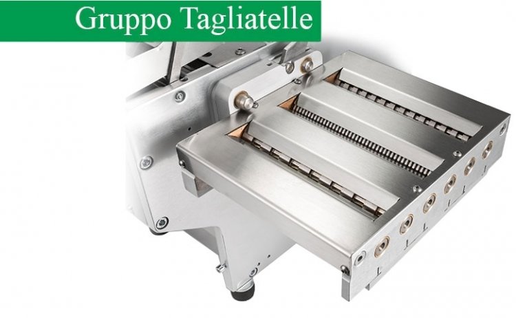 Tagliatelle Set für Nudelmaschine P.Nuova, Cilindro 170 - zum Schließen ins Bild klicken