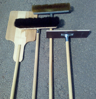 Backhaus Set: 4-Teilig, Stiele 28mm, 300cm lang Bild zum Schließen anclicken