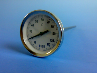 Bratenthermometer, Fleischthermometer bis 120 Grad, 30 cm, d=63 - zum Schließen ins Bild klicken