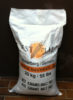 Pale Ale Malz 25kg im Sack nur ungeschrotet (1,6Euro/kg) - zum Schließen ins Bild klicken