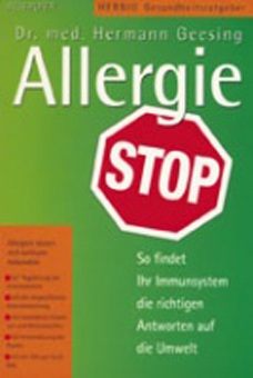 Allergie STOPP, Autor: Dr. med. Hermann Geesing Bild zum Schließen anclicken
