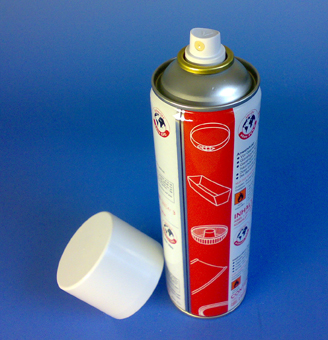 Fettspray, Trennmittel, MHD 1/2012 - zum Schließen ins Bild klicken