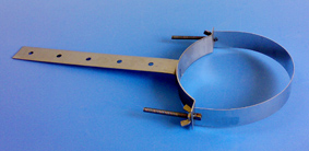 Mauerschelle, Modell K für Rauchrohre mit Ø 15,0 cm - zum Schließen ins Bild klicken