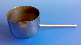 Rauchrohr Kondensatschale 0,6mm für T-Stück Edelstahl Ø 15,0 cm - zum Schließen ins Bild klicken