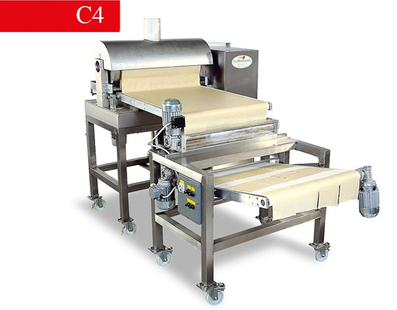C4 Crepes machine for rectangular crepes