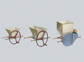 Obstmühle, Modell OM6, mit Handkurbel