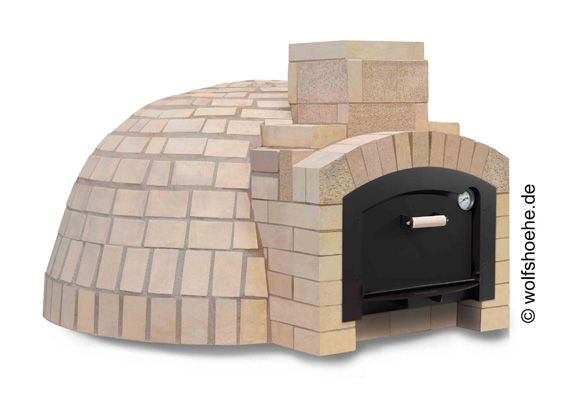Pizzakuppel ø 160cm Schamottesatz komplett, 2,0qm Wolfshöhe Bild zum Schließen anclicken