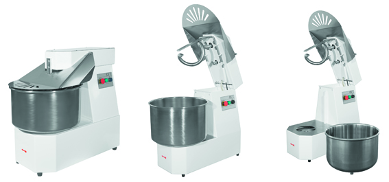 Teigknetmaschine MX20-2G, 400Volt, Anthrazit, ohne Räder Bild zum Schließen anclicken